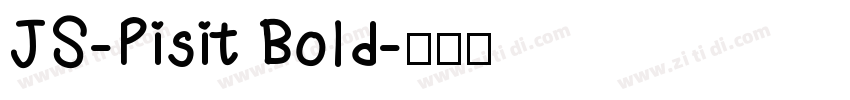 JS-Pisit Bold字体转换